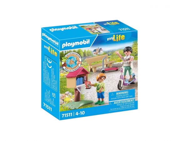 Playmobil My Life Υπαίθρια Ανταλλακτική Βιβλιοθήκη | 71511 Playmobil | Παιχνίδια Unisex στο MarkCenter