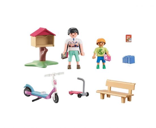 Playmobil My Life Υπαίθρια Ανταλλακτική Βιβλιοθήκη | 71511 Playmobil | Παιχνίδια Unisex στο MarkCenter