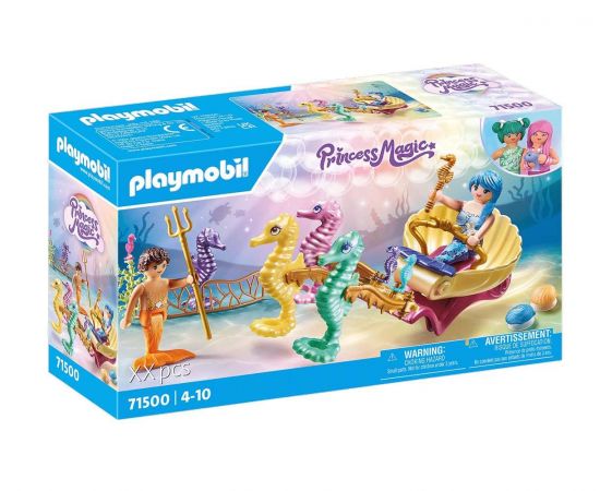 ​Playmobil Princess Magic Γοργονό-άμαξα με ιππόκαμπους | 71500 Playmobil | Playmobil στο MarkCenter