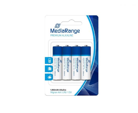 Μπαταρίες MediaRange Αλκαλικές AA 4τεμ MediaRange | Μπαταρίες στο MarkCenter