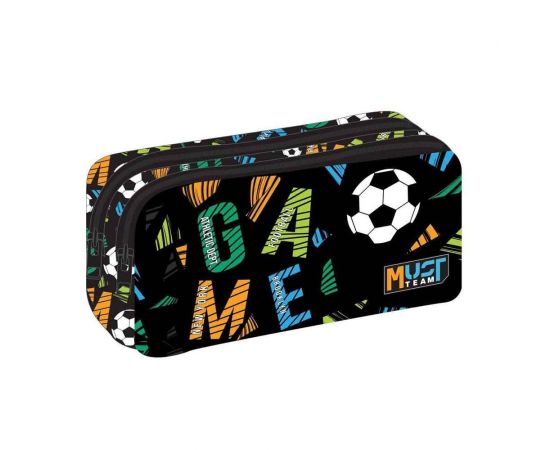 Κασετίνα Must Team 2 Φερμουάρ Game On Must Team | Σχολικές Τσάντες - Κασετίνες στο MarkCenter