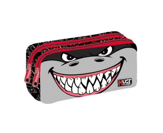 Κασετίνα Must Team 2 Φερμουάρ Shark Must Team | Σχολικές Τσάντες - Κασετίνες στο MarkCenter