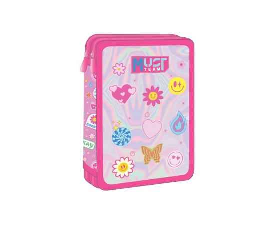 Κασετίνα Must Team Διπλή Γεμάτη Good Vibes Must Team | Σχολικές Τσάντες - Κασετίνες στο MarkCenter