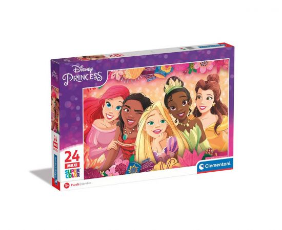 Παζλ Παιδικό Supercolor 24τεμ Disney Πριγκίπισσες Clementoni | Παζλ στο MarkCenter
