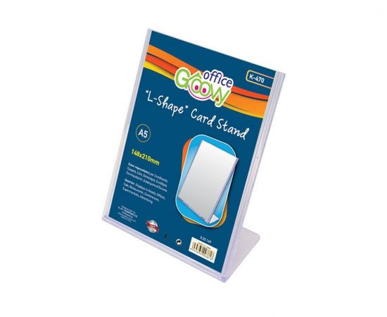 Ακρυλικό Σταντάκι Α5 L 1 Φυλλο K-470 Groovy | Είδη Παρουσίασης - Σεμινάρια  στο MarkCenter