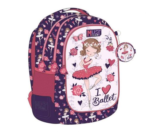 Τσάντα Πλάτης Must Team I Love Ballet Must Team | Σχολικές Τσάντες - Κασετίνες στο MarkCenter