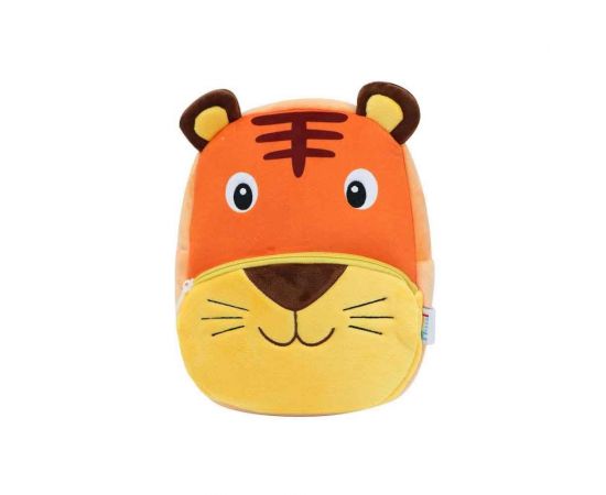 Τσάντα Πλάτης Νηπίου Must Team Λούτρινη Τίγρης Must Team | Σχολικές Τσάντες - Κασετίνες στο MarkCenter