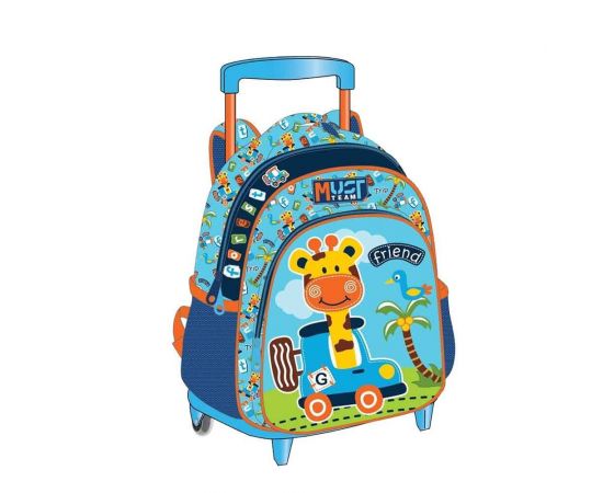 Τσάντα Τρόλευ Νηπίου Must Team Giraffe Trip Must Team | Σχολικές Τσάντες - Κασετίνες στο MarkCenter