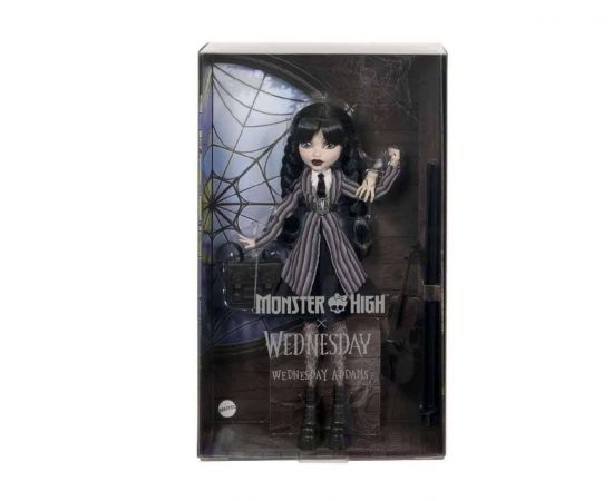 Monster High Συλλεκτική Κούκλα Wednesday Addams Nevermore Academy Uniform | HXJ04 Mattel | Παιχνίδια για Κορίτσια στο MarkCenter