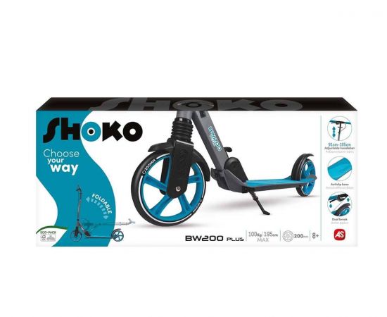Shoko Παιδικό Πατίνι BW 200 Plus Μπλε | 5004-50520 AS Company | Παιχνίδια για Αγόρια στο MarkCenter