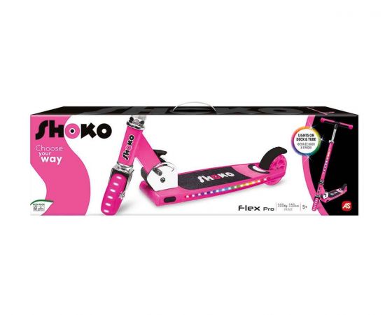 Shoko Παιδικό Πατίνι Flex Pro Φούξια | 5004-50525 AS Company | Παιχνίδια για Αγόρια στο MarkCenter