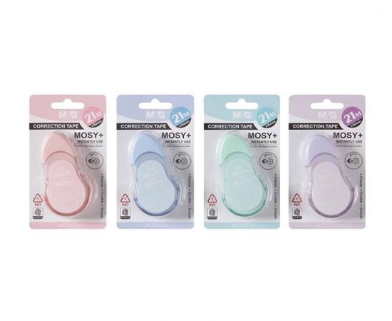 Διορθωτική ταινία M&G Mosy 5mm x 21m 4 Σχέδια ACT52371 M&G | Γραφική Ύλη στο MarkCenter