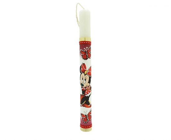 Λαμπάδα Χειροποίητη Μίννι Κόκκινη 25316 OEM | Πασχαλινές λαμπάδες στο MarkCenter