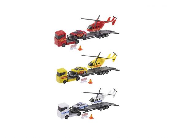 Σετ Οχήματα Teamsterz Μεταφοράς Ελικόπτερου με Αξεσουάρ AS Company | Παιχνίδια για Αγόρια στο MarkCenter
