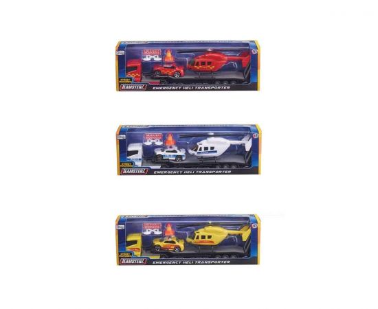 Σετ Οχήματα Teamsterz Μεταφοράς Ελικόπτερου με Αξεσουάρ AS Company | Παιχνίδια για Αγόρια στο MarkCenter