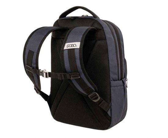 Τσάντα Πλάτης Laptop Polo Genius Μπλε Νύχτας Polo | Σχολικές Τσάντες - Κασετίνες στο MarkCenter