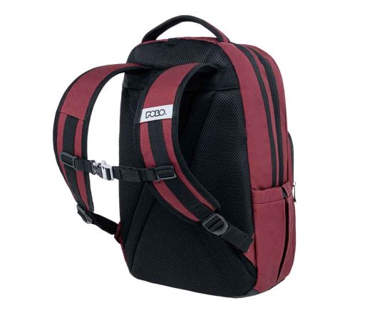 Τσάντα Πλάτης Laptop Polo Genius Μπορντό Polo | Σχολικές Τσάντες - Κασετίνες στο MarkCenter