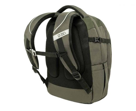 Τσάντα Πλάτης Polo Cryptic Χακί Polo | Σχολικές Τσάντες - Κασετίνες στο MarkCenter